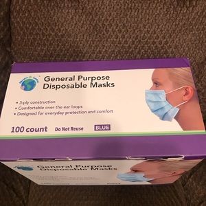 New Disposable 3 Ply Mask. Sealed. 😷